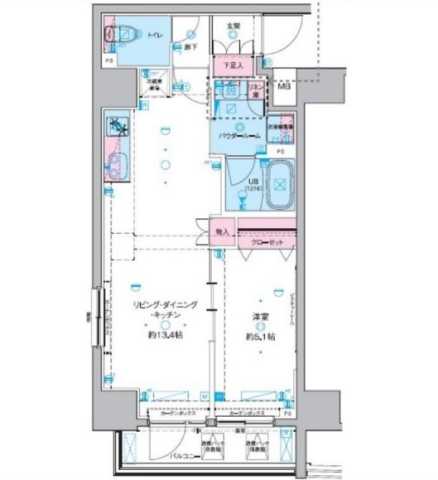 同じ建物の物件間取り写真 - ID:213102135861