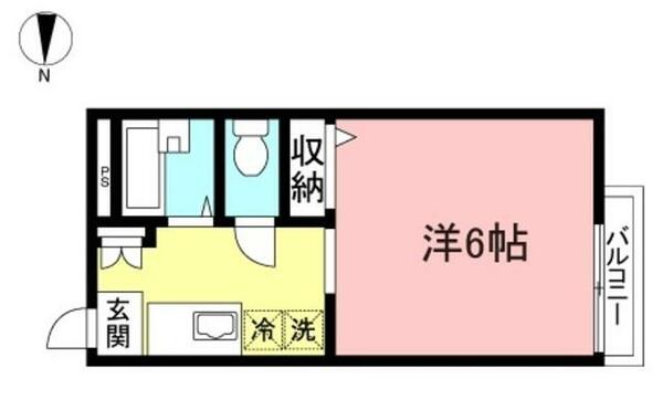 リヴィエール・ド・カワワ 110｜東京都八王子市下柚木(賃貸アパート1K・1階・20.46㎡)の写真 その2