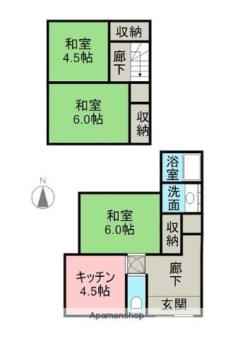 氷見乙　貸家（１００８３８）｜愛媛県西条市氷見乙(賃貸一戸建3DK・--・55.08㎡)の写真 その2