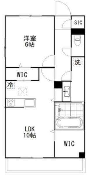 クロスレンジＪ｜千葉県八千代市村上南２丁目(賃貸アパート1LDK・1階・46.12㎡)の写真 その2