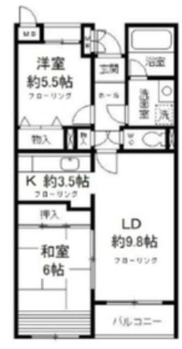 同じ建物の物件間取り写真 - ID:213100611020