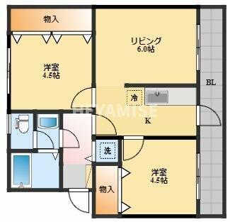 同じ建物の物件間取り写真 - ID:242001437168