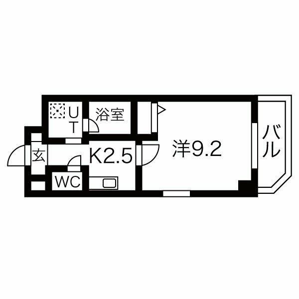 ノーブルコート｜愛知県名古屋市千種区今池５丁目(賃貸マンション1K・6階・30.48㎡)の写真 その2