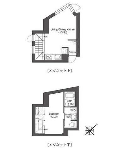 ディームス大井町フォレスト 315｜東京都品川区東大井３丁目(賃貸マンション1LDK・1階・45.41㎡)の写真 その2