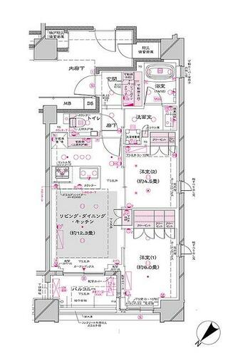 同じ建物の物件間取り写真 - ID:213100231974