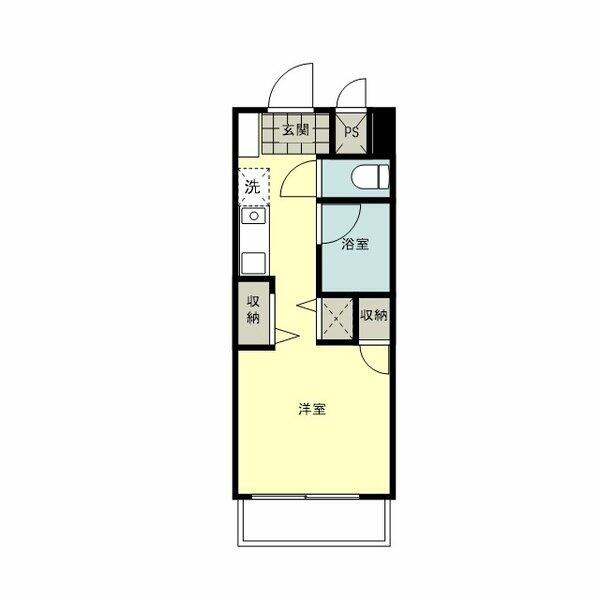 ガーデンシティ石巻 518｜宮城県石巻市千石町(賃貸マンション1K・5階・20.80㎡)の写真 その2