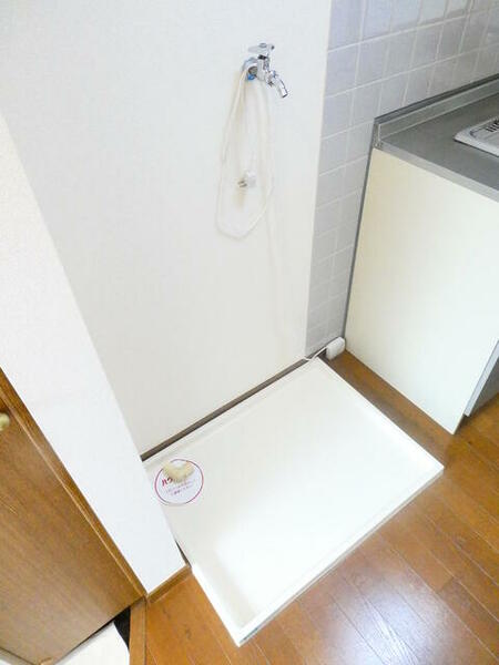 画像15:防水パン付き室内洗濯機置き場！