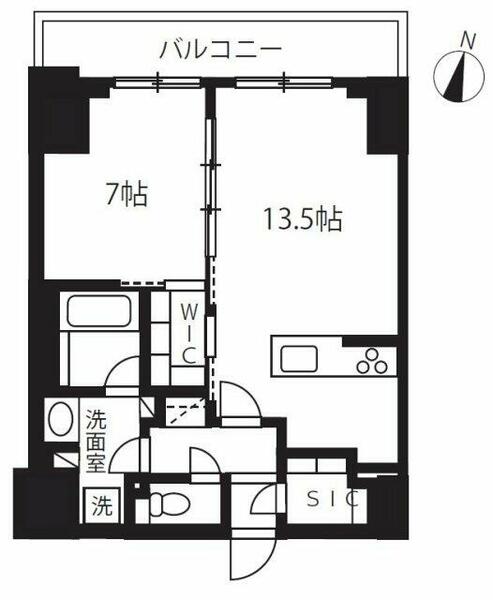 プライムメゾン千葉新町 1110｜千葉県千葉市中央区新町(賃貸マンション1LDK・11階・52.80㎡)の写真 その1