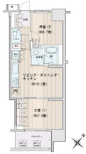 同じ建物の物件間取り写真 - ID:213103649263