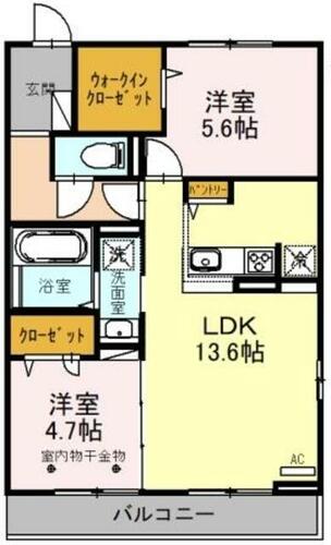 同じ建物の物件間取り写真 - ID:211046244524