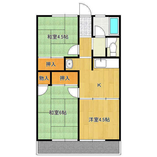 同じ建物の物件間取り写真 - ID:208008781769