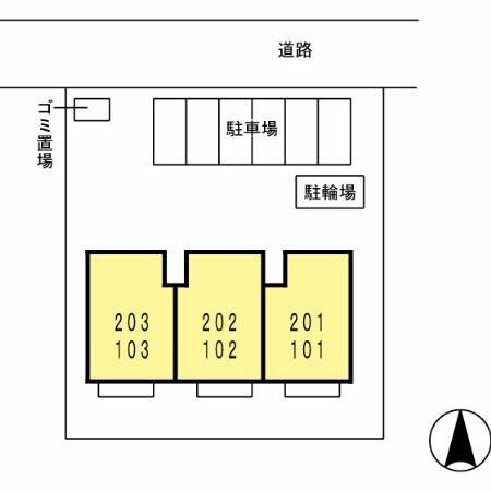愛知県小牧市大字岩崎(賃貸アパート2LDK・2階・48.82㎡)の写真 その3