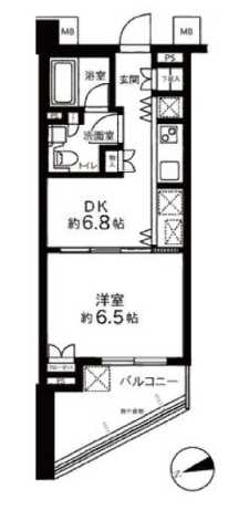 ＴＨＥ　ＣＯＮＯＥ代官山 611｜東京都渋谷区恵比寿西１丁目(賃貸マンション1DK・6階・37.29㎡)の写真 その2