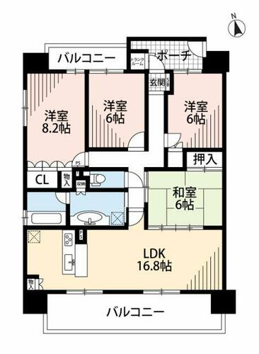 同じ建物の物件間取り写真 - ID:223032354793