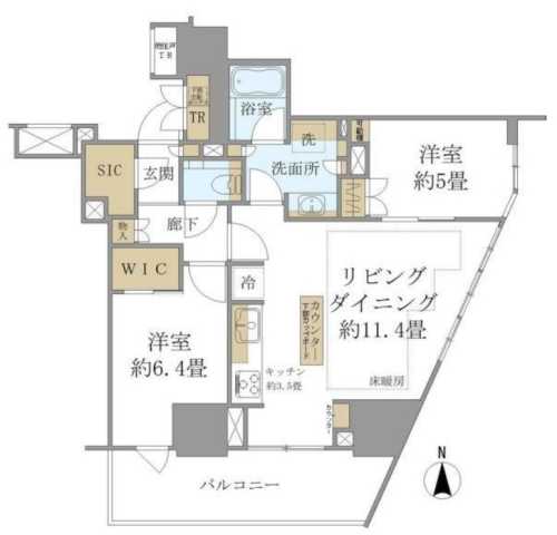 同じ建物の物件間取り写真 - ID:213102001116