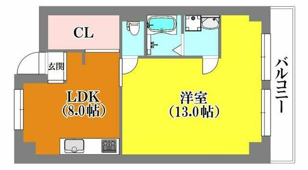 兵庫県神戸市垂水区向陽３丁目(賃貸マンション1DK・4階・49.14㎡)の写真 その2
