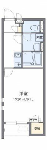 クレイノＳａｋｕｒａ 206｜大阪府岸和田市下池田町２丁目(賃貸アパート1K・2階・25.89㎡)の写真 その2