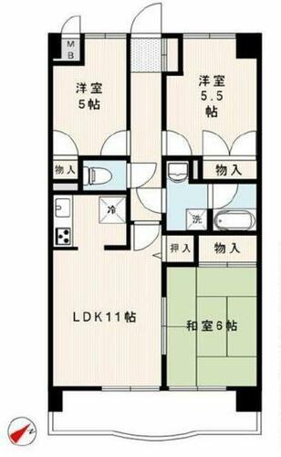 同じ建物の物件間取り写真 - ID:211046052959