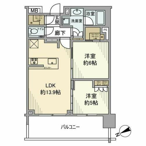 同じ建物の物件間取り写真 - ID:214055403110