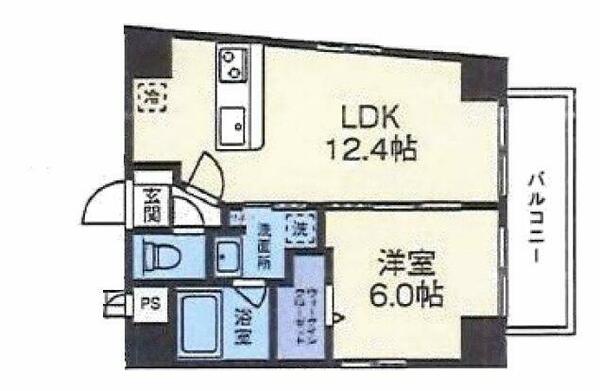 エフ・パークレジデンス横浜反町４２８１ 202｜神奈川県横浜市神奈川区松本町４丁目(賃貸マンション1LDK・2階・41.06㎡)の写真 その2