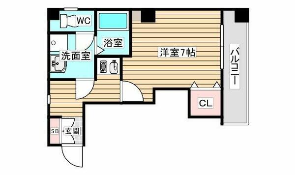 木谷第二ビル｜大阪府大阪市此花区春日出中２丁目(賃貸マンション1K・5階・24.09㎡)の写真 その2