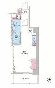 東京都杉並区上荻１丁目(賃貸マンション1R・5階・27.36㎡)の写真 その2