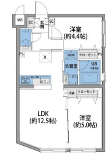 同じ建物の物件間取り写真 - ID:213100775787