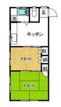 トーシン天神前ハイツ 203 ｜ 東京都江東区亀戸２丁目（賃貸マンション2K・2階・33.00㎡） その2