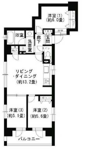 同じ建物の物件間取り写真 - ID:213103569668