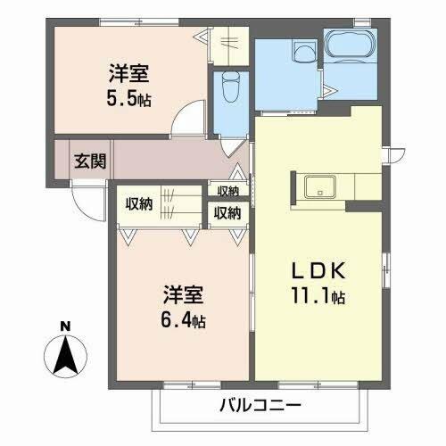 同じ建物の物件間取り写真 - ID:236002825366