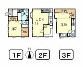 目黒区碑文谷1丁目 3階建 築28年のイメージ