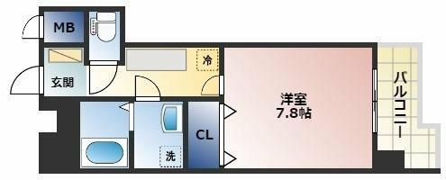 福岡県北九州市小倉南区下曽根１丁目(賃貸マンション1K・10階・28.37㎡)の写真 その2