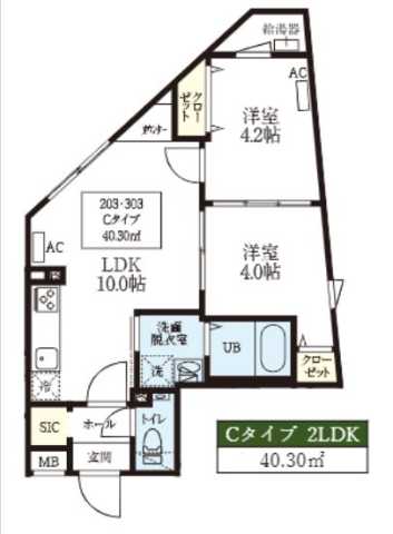 同じ建物の物件間取り写真 - ID:213102059422