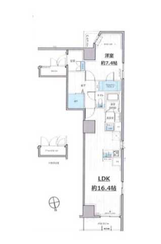 同じ建物の物件間取り写真 - ID:213102269392