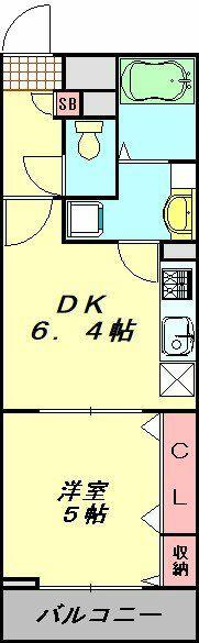 ニューヒルズストーリー 405｜埼玉県越谷市千間台東１丁目(賃貸マンション1DK・4階・32.03㎡)の写真 その2