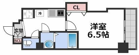 Ｌｕｘｅ難波西Ⅰ｜大阪府大阪市浪速区浪速東１丁目(賃貸マンション1K・9階・23.65㎡)の写真 その2