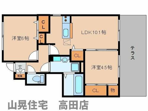 同じ建物の物件間取り写真 - ID:229009121028