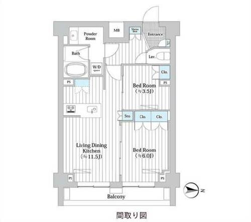 同じ建物の物件間取り写真 - ID:213107338291