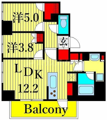 同じ建物の物件間取り写真 - ID:213102468116