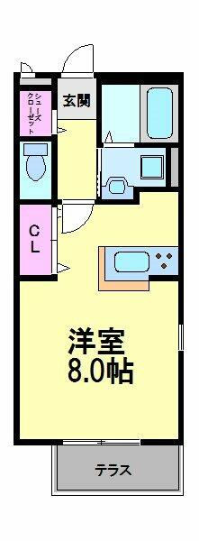 メゾン二翠（にすい）｜兵庫県川西市花屋敷１丁目(賃貸アパート1K・1階・30.40㎡)の写真 その2