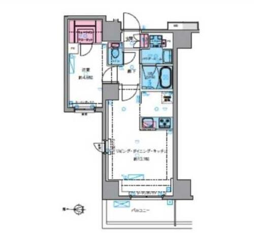 同じ建物の物件間取り写真 - ID:213103194422