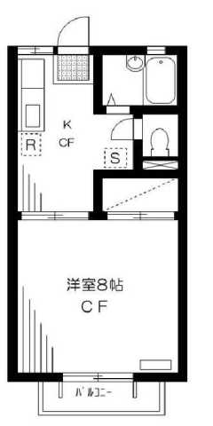 グリーティングハイツＮ B101｜東京都練馬区練馬４丁目(賃貸アパート1K・1階・26.49㎡)の写真 その2