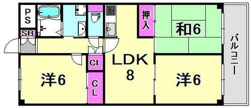 同じ建物の物件間取り写真 - ID:228046602051