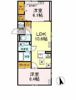 同じ建物の物件間取り写真 - ID:213103127216