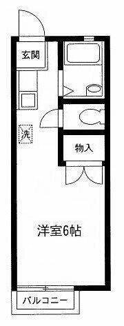 東京都新宿区大久保２丁目(賃貸アパート1K・1階・20.46㎡)の写真 その2