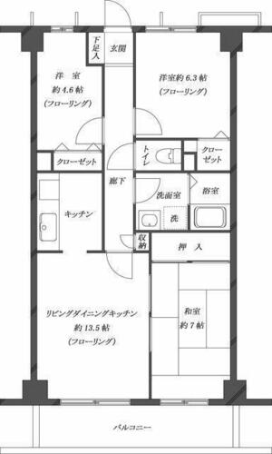 同じ建物の物件間取り写真 - ID:213098291634