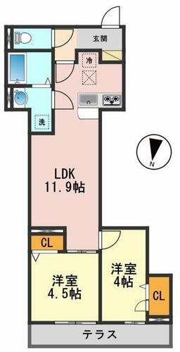 同じ建物の物件間取り写真 - ID:213103390934