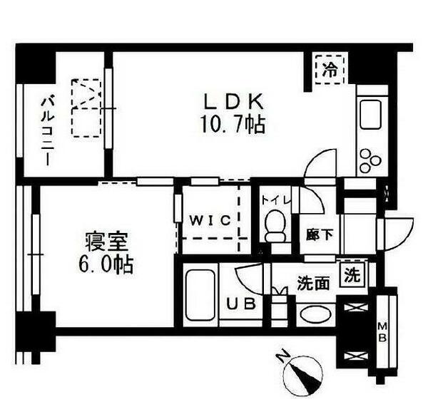 レジディア日本橋浜町 504｜東京都中央区日本橋浜町１丁目(賃貸マンション1LDK・5階・41.19㎡)の写真 その2