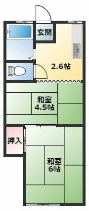 鈴木荘 208｜千葉県船橋市栄町１丁目(賃貸アパート2K・2階・30.00㎡)の写真 その2