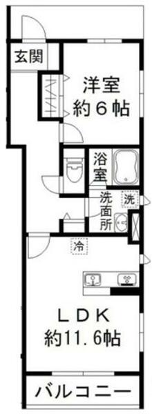 小日向テラスハウス｜東京都文京区小日向１丁目(賃貸マンション1LDK・1階・47.76㎡)の写真 その2